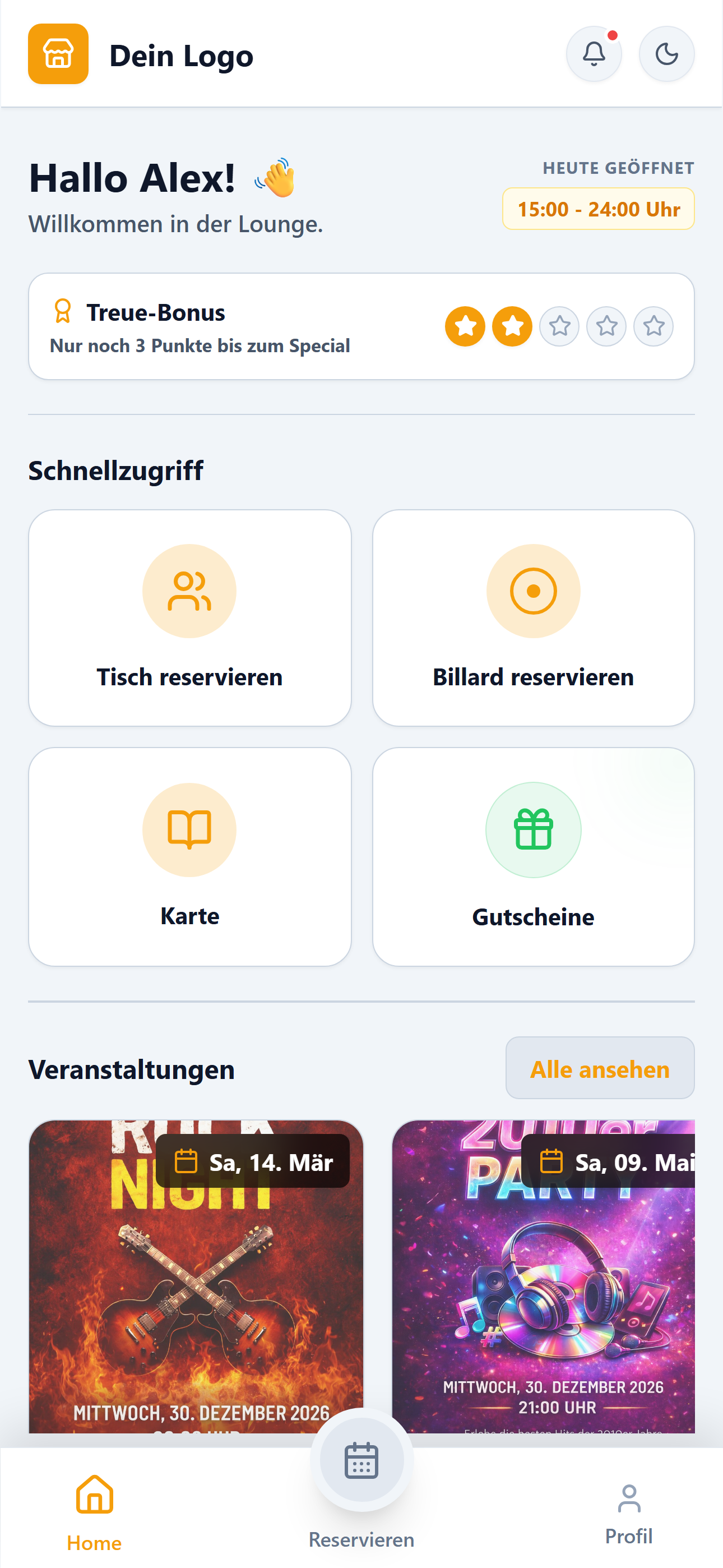 Light Mode Screen