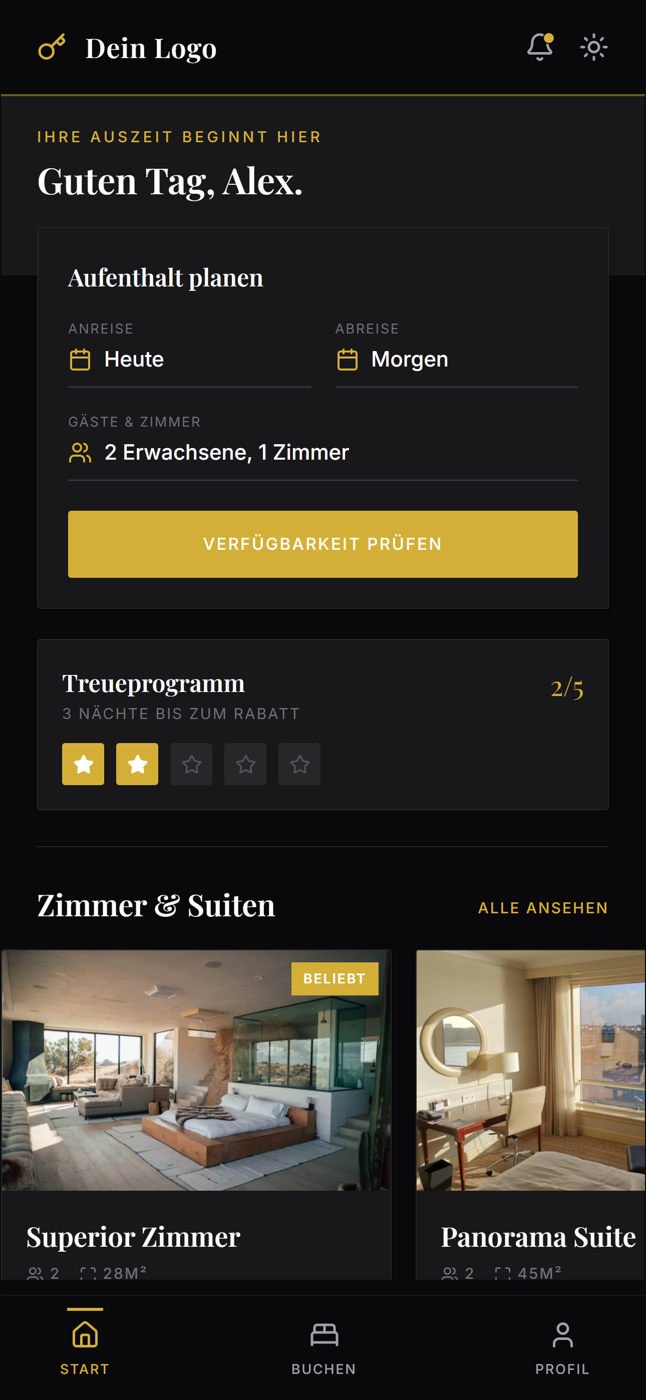 Dark Mode Screen