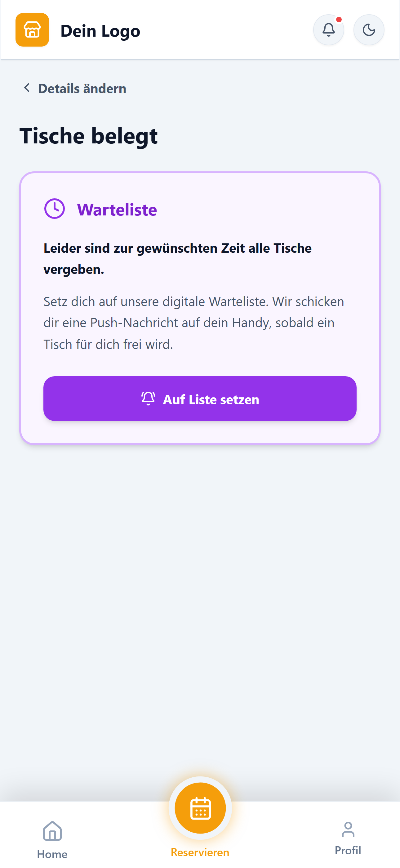 Light Mode Screen