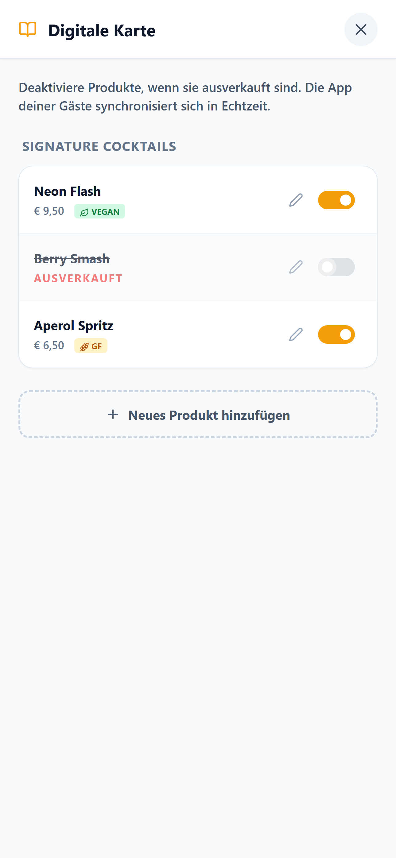 Light Mode Screen